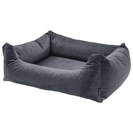 Produktbild von Madison Hundebett Velvet grau 67x22x67 cm