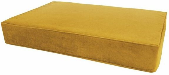 Produktbild von Madison Hundematratze Orthopädisches Kissen Velvet gelb S