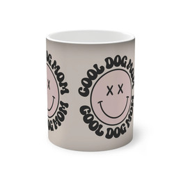 Produktbild von Magische Tasse "Cool Dog Mom" - 0,33 l