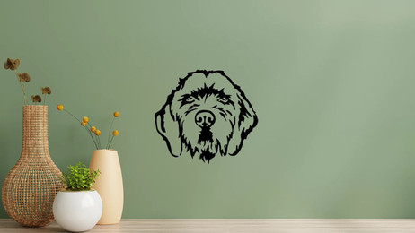 Produktbild von Magyar Vizsla Drahthaar Kopf Wandtattoo Wandbild Wandsticker Wandaufkleber Wanddekoration