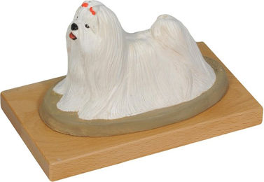 Produktbild von Maltese - handbemalte Figurine aus Resin