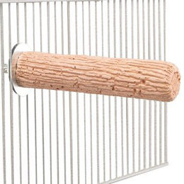 MANU Vogelspielplatz Manu Relax Perch fressbare Sitzstange aus Lehmerde – Bild 1 von 5