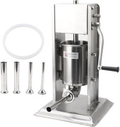 Produktbild von Manueller Wurstfüller 3L aus Edelstahl mit 2 Geschwindigkeiten - 3 l