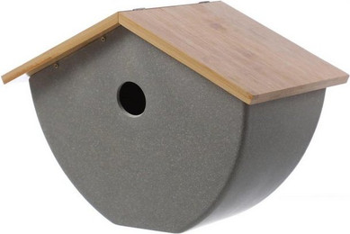 Produktbild von MARELIDA Vogelhaus Nistkasten Bambus grau