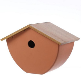 Produktbild von MARELIDA Vogelhaus Nistkasten Bambus orange