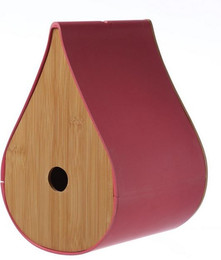 Produktbild von MARELIDA Vogelhaus Nistkasten Bambus pink