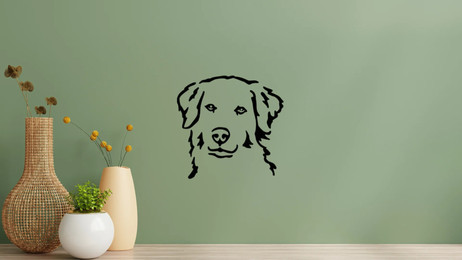 Produktbild von Maremmano Kopf Wandtattoo Wandbild Wandsticker Wandaufkleber Wanddekoration