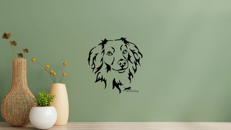 Produktbild von Markiesje Kopf Wandtattoo Wandbild Wandsticker Wandaufkleber Wanddekoration