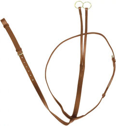 Produktbild von Martingal für Pferd aus gegerbtem Leder Derby