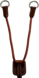 Produktbild von Martingalgabel Leder und Seil Silver Crown