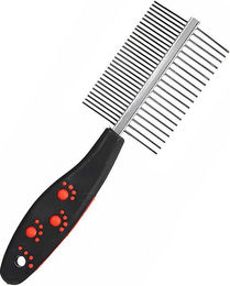 Mascow Fellkamm FELLKAMM 21cm Tierkamm Hundekamm Katzenkamm Flohkamm 30 (Doppelkamm), Tierbürste Hunde Kamm Fellpflege – Bild 1 von 2