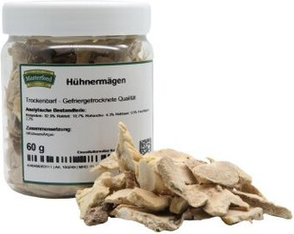 Produktbild von Masterfeed Trockenbarf Hühnermägen gefriergetrocknet - 1 kg