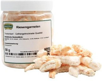 Produktbild von Masterfeed Trockenbarf Riesengarnelen 500 g