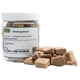 Produktbild von Masterfeed Trockenbarf Rindergulasch 1 kg