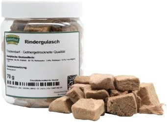Produktbild von Masterfeed Trockenbarf Rindergulasch - 150 g
