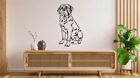 Produktbild von Mastiff Wandtattoo Wandsticker Wandaufkleber Wanddekoration