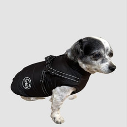 Produktbild von Mate for dogs Hundemantel Hundejacke Laika Haustier Weste mit Brustgeschirr Gurt gefüttert, in verschiedenen Größen