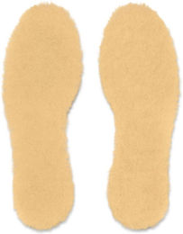 Produktbild von Mattes Lammfell Einlegesohlen