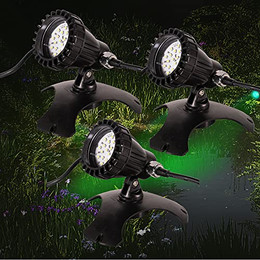 Produktbild von Mauk® Garten- und Teichbeleuchtung Set RGB LED 3x1,5W - 3 x 1,5 Stk.