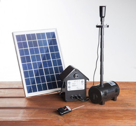 Produktbild von Mauk Solar Springbrunnen Garten mit 10 W Solar Panel