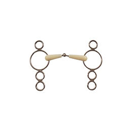 Produktbild von Maultier mit 4 Ringen für Pferde Happy Mouth HM