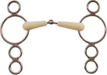 Produktbild von Maultier mit 4 Ringen für Pferde Happy Mouth HM