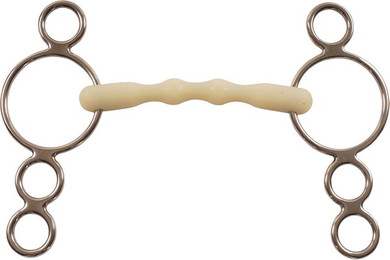 Produktbild von Maultier mit 4 Ringen für Pferde Happy Mouth HM Mullen