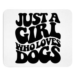 Produktbild von Mauspad Girl who loves Dogs