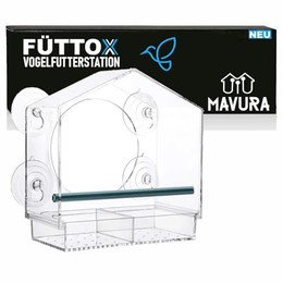 Produktbild von MAVURA FÜTTOX Vogelfutterhaus mit Saugnäpfen