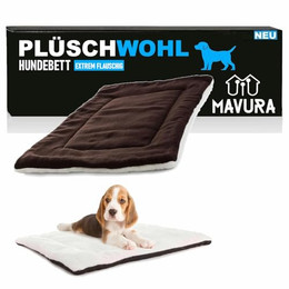 Produktbild von MAVURA PLÜSCHWOHL Hundebett Hundekissen Plüsch Haustierbett