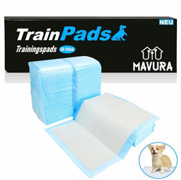 Produktbild von MAVURA TrainPads XXL Trainingsunterlagen Welpenunterlagen - 50 x 60 cm