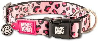 Max & Molly Gotcha! Hundehalsband mit Smart ID gepolstert Neopren Leopard Pink - 1 Stk. – Bild 1 von 3
