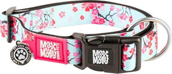Produktbild von Max & Molly Gotcha! Hundehalsband mit Smart ID, gepolstertes Neopren, verstellbar, Cherry Bloom, XS - 1 Stk.
