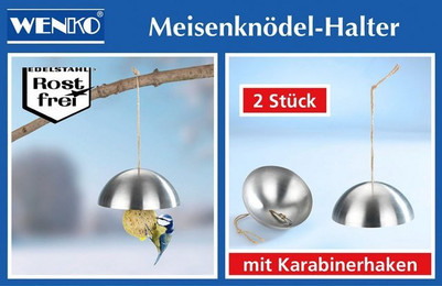 Produktbild von Maximex Meisenknödel-Halter Edelstahl 2er