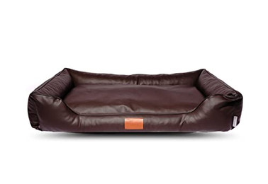 Produktbild von Mayaadi Home Hundebett Bobby Kunstleder Hundesofa