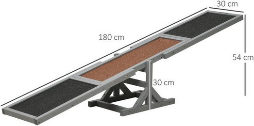 Produktbild von MC Star Agility-Hürde Hundewippe aus Holz für Hunde