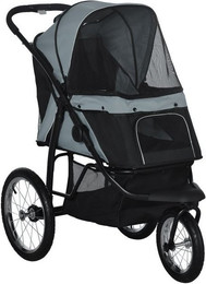 Produktbild von MC Star Hundebuggy Hundewagen mit Reflektoren und Sonnenschutz