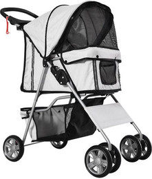 Produktbild von MC Star Hundebuggy Hundewagen Silber