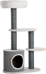 Produktbild von MC Star Kratzbaum 98cm mit Katzenhöhle, Kratzbrett und 3 Plattformen