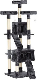 Produktbild von MC Star Kratzbaum XXL Katzenhöhle Leiter Kletterbaum Mehrstufig Grau