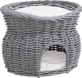 Produktbild von MC Star Tierhaus Rattan Katzenkorb elegante