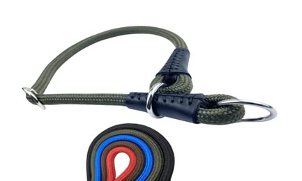 Produktbild von MediMuc Hunde-Halsband Soft Cord mit Zugbegrenzung - 40 cm