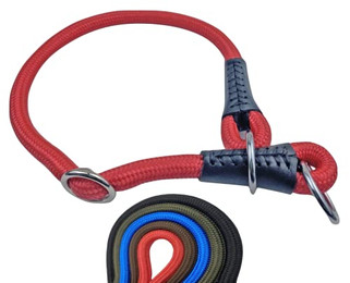 Produktbild von MediMuc Soft Cord Hundehalsband mit Zugbegrenzung - 40 cm