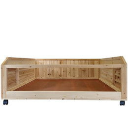 Produktbild von Meerschweinchen Stall aus Kiefernholz - 113 cm - Kleintierstall