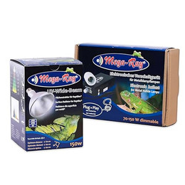 Produktbild von Mega Ray 150 Watt Set (Lampe + E27 Fassung + Vorschaltgerät) - 150 Stk.