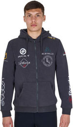 Produktbild von Mehrfach-Logo Kapuzenpullover Equestro New Style
