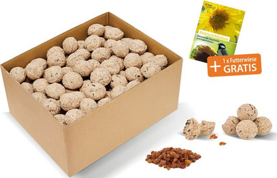 Produktbild von Meisenknödel 100 Stück a 90g Tierfutter Vogelfutter