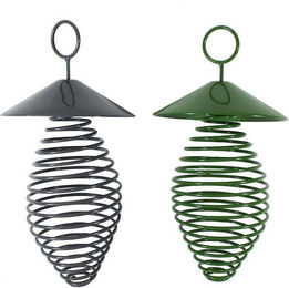 Produktbild von Meisenknödelhalter Spiralhalter mit Dach 2er Set