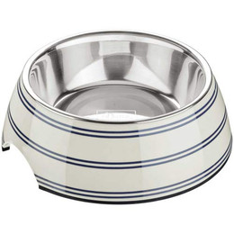 Produktbild von Melamin-Napf Silda 700 ml weiß/grau - 700 ml