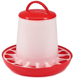 Produktbild von Melko Geflügelfutterautomat und Tränke Set 3 kg / 3 L Kunststoff - 3 kg